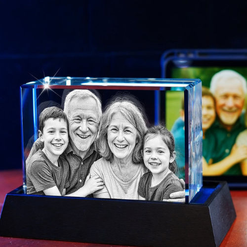 3D Crystal Rectangle Landscape