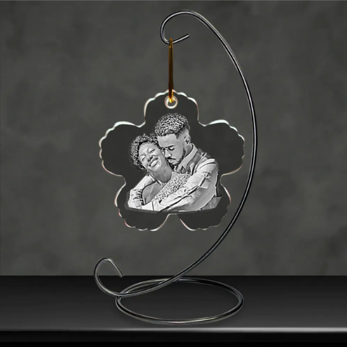 Crystal Flower Ornament