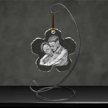 Crystal Flower Ornament