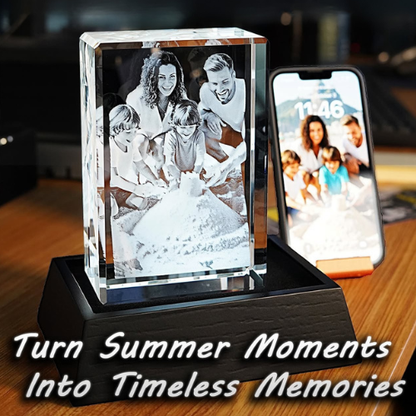 3D Crystal Rectangle Portrait