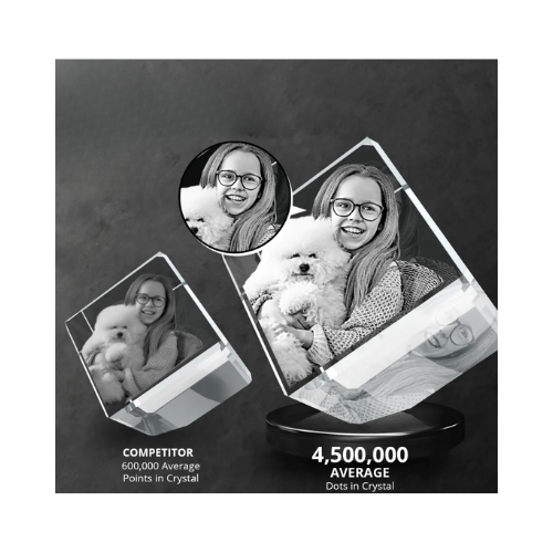 3D Crystal Cut Corner Diamond