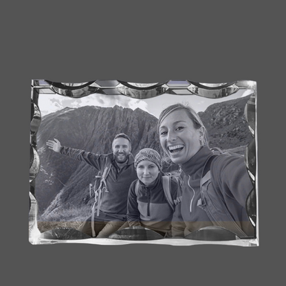 3D Notched Crystal Wide Landscape