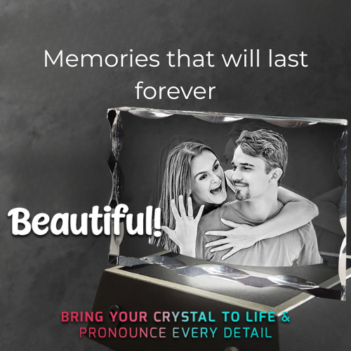 3D Notched Crystal Wide Landscape