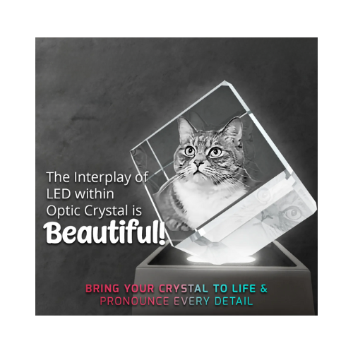 3D Crystal Cut Corner Diamond