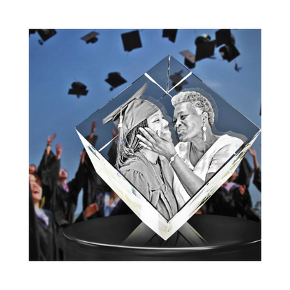 3D Crystal Cut Corner Diamond