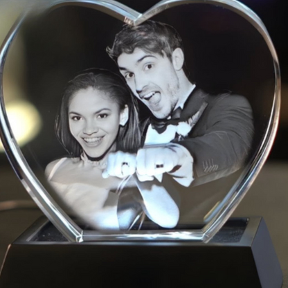 3D Crystal Heart