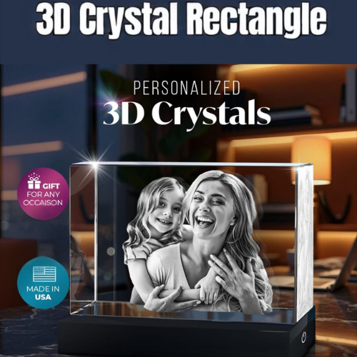 3D Crystal Rectangle Landscape