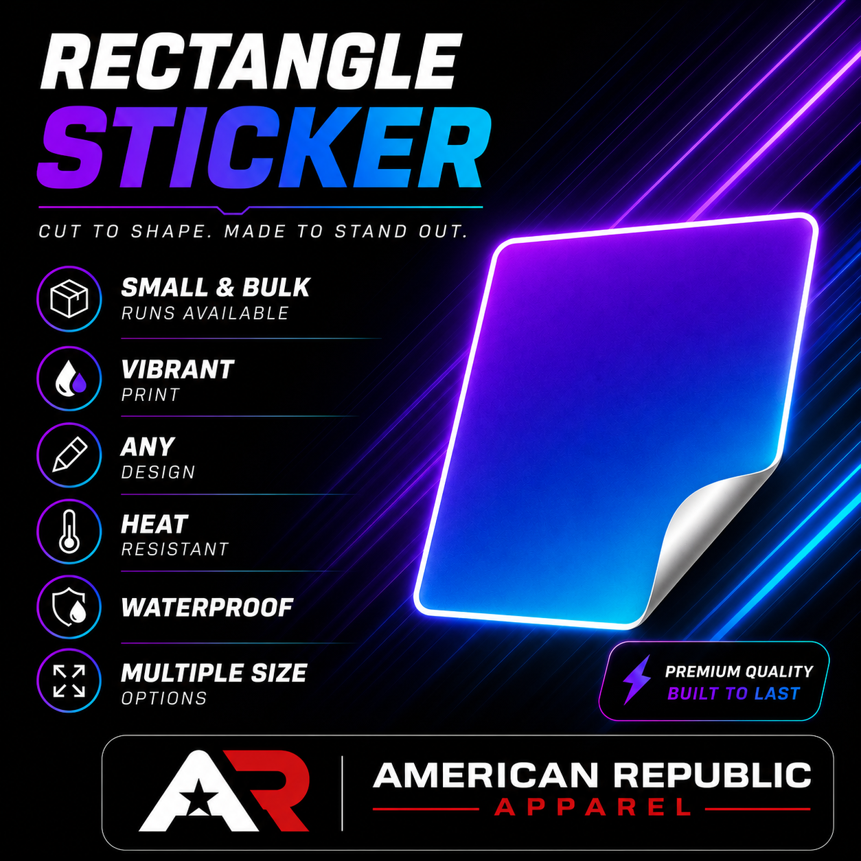 Rectangle Stickers