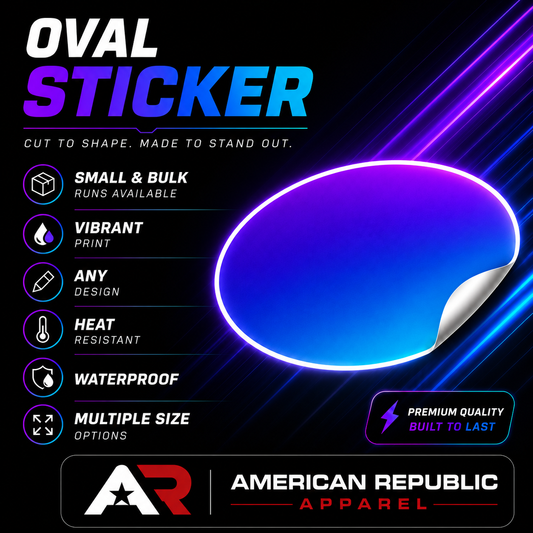 OVAL STICKERS