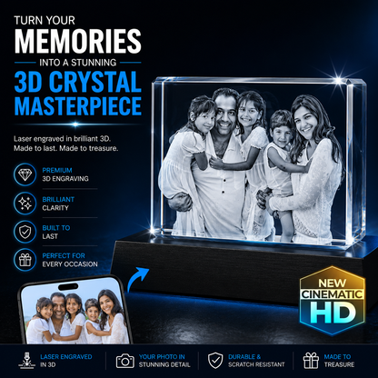 3D Crystal Rectangle Landscape