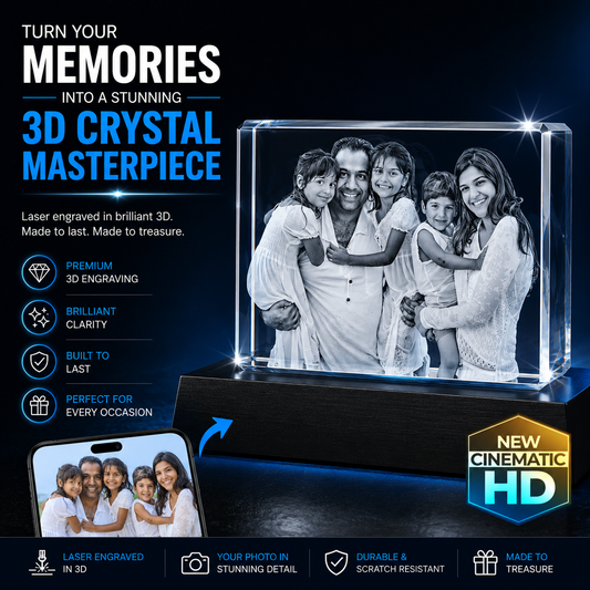 3D Crystal Rectangle Landscape