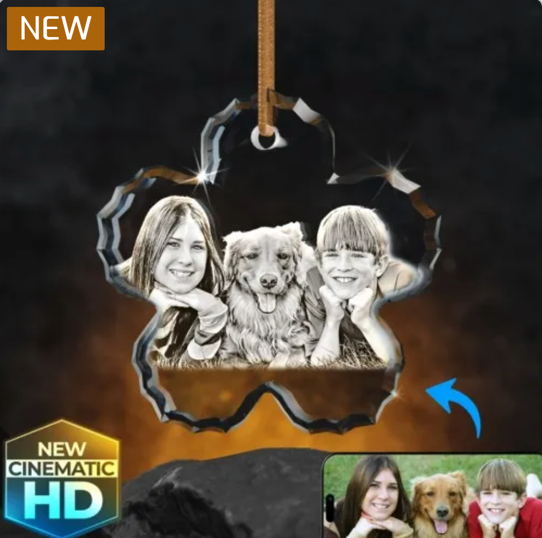 Crystal Flower Ornament